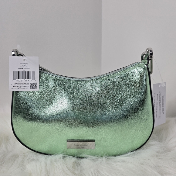 kate spade Handbags - Kate Spade Nina Shoulder Bag Metallic leather Shoulder Bag KI947 - Seawater